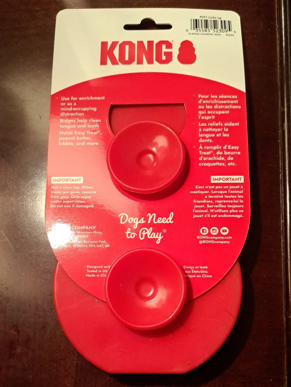 KONG Licks Treat Dispenser